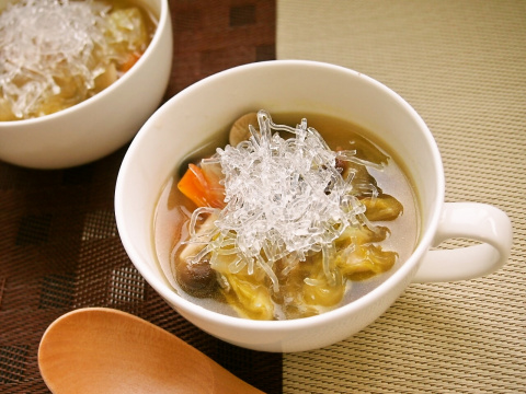 プチプチ野菜スープ