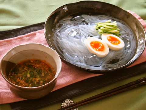 ピリ辛つけ麺風マロニー