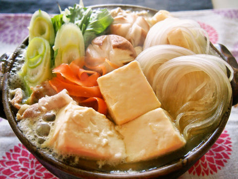 マロニーの白菜と豆腐のとろとろ鍋