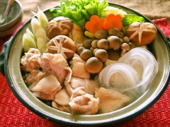 生マロニーの鶏水炊き