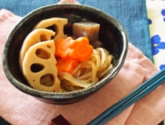 マロニーとれんこんの煮物