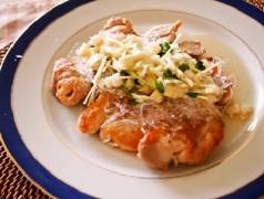 プチプチ美味しい♪香味だれの鶏もも焼き