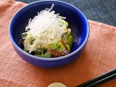 プチプチとちくわの枝豆マヨ和え