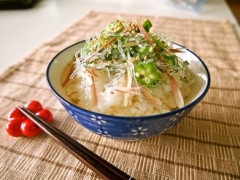プチプチ冷やしぶっかけごはん