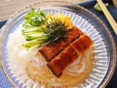 うなとろ冷やしマロニー