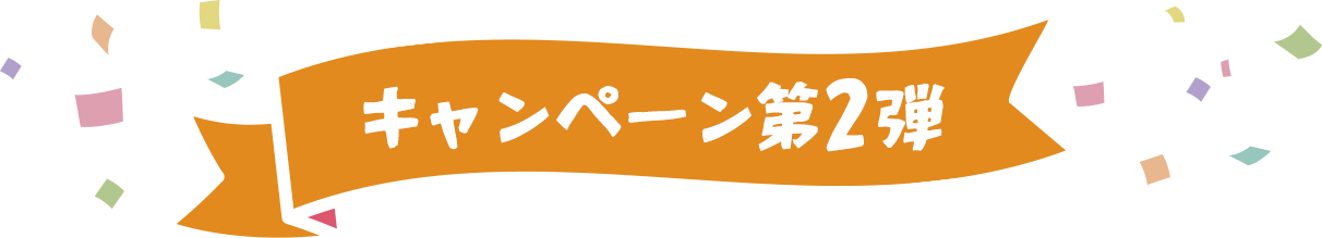 キャンペーン第2弾